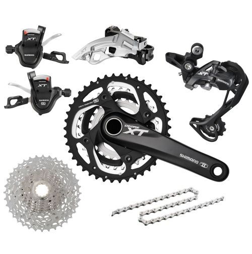 Shimano XT M780 Triple Drivetrain Groupset Chain Reaction Cycles