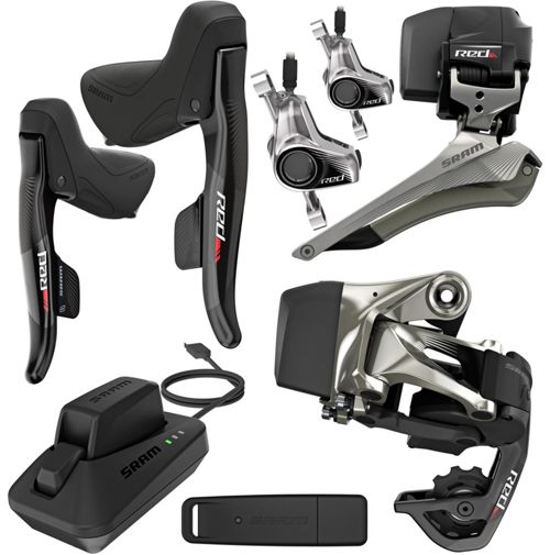 SRAM Red eTap Hydraulische Schaltgruppe (2 x 11-fach) | Chain Reaction