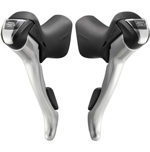 Shimano Tiagra 4600 2x10 Speed STI Shifter Set Chain Reaction Cycles