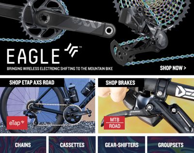 sram eagle with road shifters