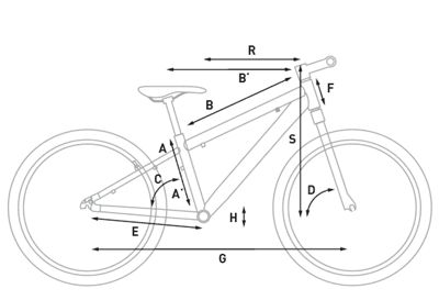 cube bike size chart