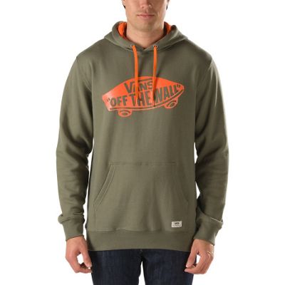 sweat à capuche vans orange