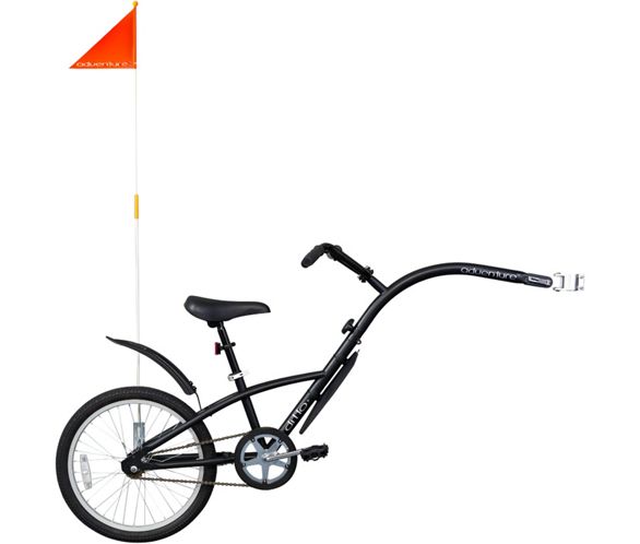 Adventure Ditto One Steel Folding Trailer Bike Chain Reaction Cycles - adventure ditto one steel folding bike trailer