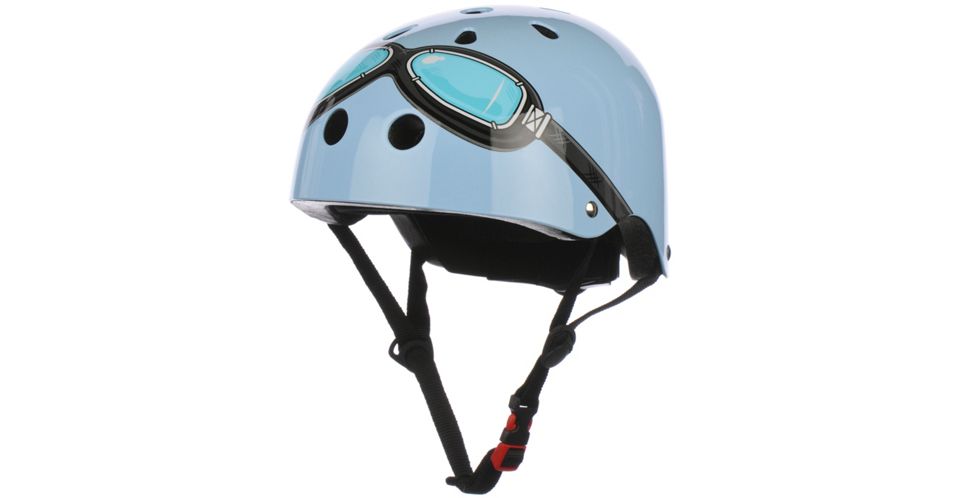 Picture of Kiddimoto Blue Goggle Helmet